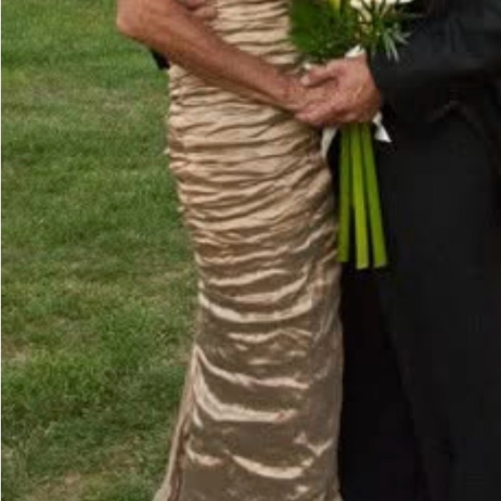Nicole Miller Gold Wedding Dress